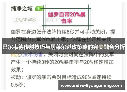 巴尔韦德传射技巧与居莱尔进攻策略的完美融合分析