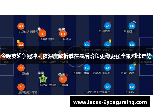 今晚英超争冠冲刺夜深度解析谁在最后阶段更稳更强全景对比走势